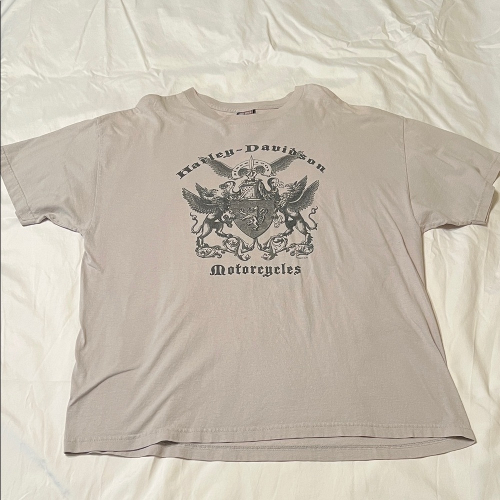 Harley-Davidson Light Gray Short Sleeve Tee